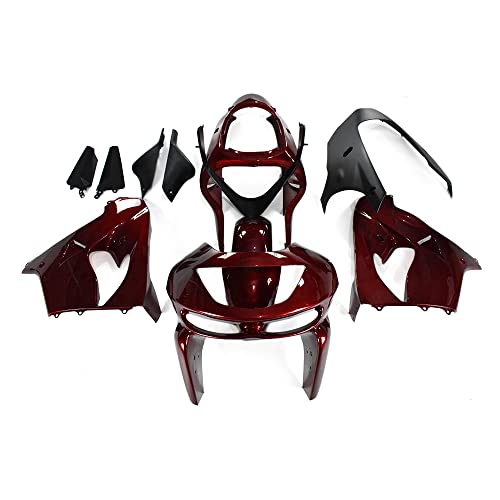 body parts for 99 zx9r - Sportfairing Injection Fairing Kit Motorcycle Fairings Fit for ZX9R 1998 1999 Bodywork Fit for ZX-9R 98 99 ABS Plastic Fairing Kit Sportbike Body Kit - Red