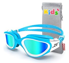 ZIONOR Kids Swim Goggles, G1MINI Polarized Swimming Goggles Comfort for Age 6-14