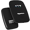 Amazon Basics 4G LTE Wireless Dongle with All Sim Network Support|Single_Band Plug & Play Data Card Stick with Up to 150Mbps WiFi Hotspot|2200Mah Rechargeable Battery| Sim Adapter Included (Black)