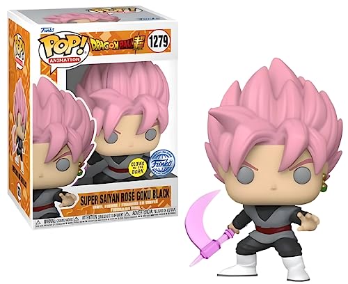 Funko Pop Dragon Ball Super Pop Figures Rose Goku Black #1279 Pop Exclusive Edition - Son Goku Figure - Glow in The Dark