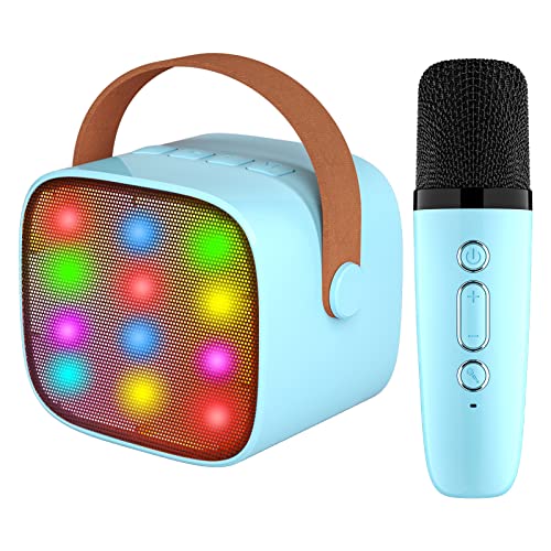 2022 Karaoke Machine for Kids and Adults, Portable Bluetooth Speaker ...