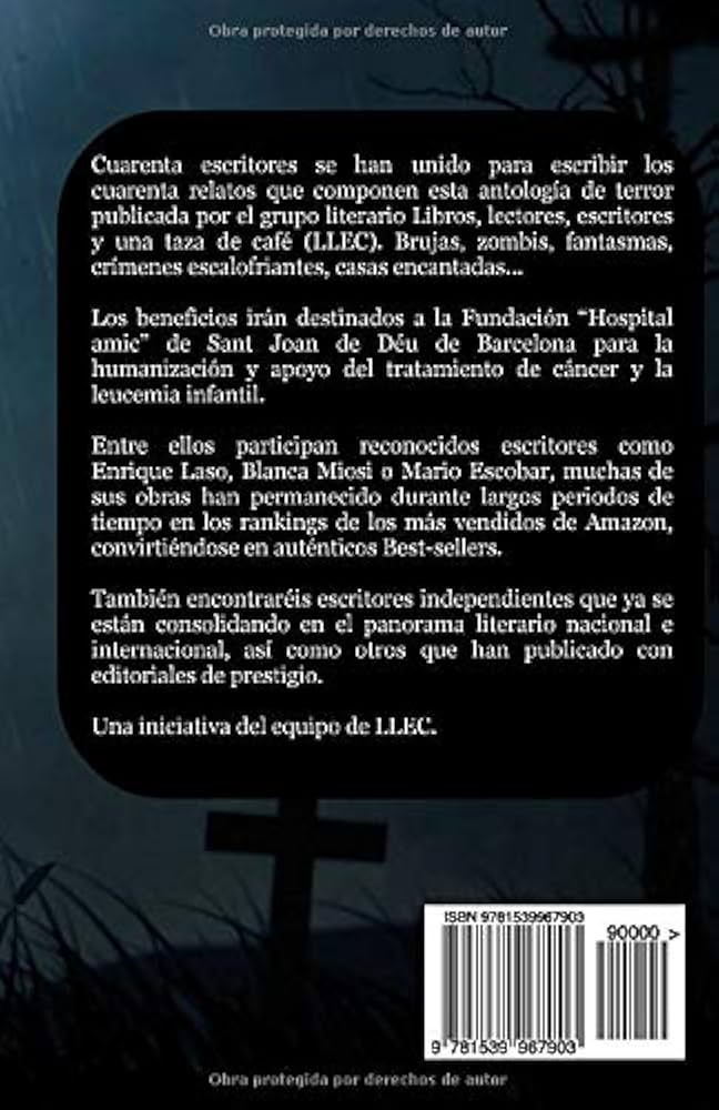 : 40 Relatos de Terror: Libro benéfico (Spanish Edition):  9781539967903: Llec, Grupo: Libros