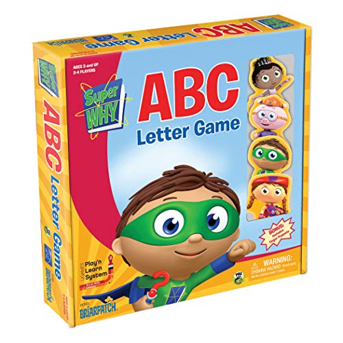 alpha pig super why - Briarpatch Super Why ABC Game PBS Kids Early Reading & Spelling Development, Improve Childhood Literacy & Social Skills Includes Finger Puppets