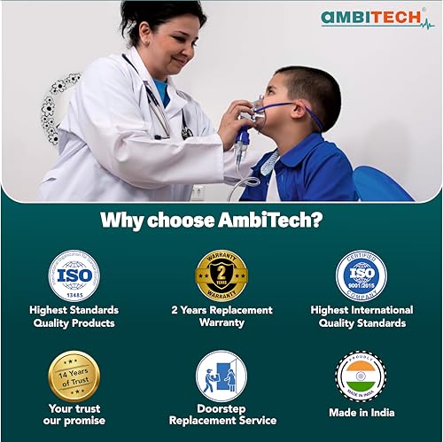 AmbiTech NC-11Compressor Nebulizer Machine Kit