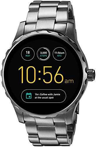 Fossil Q Marshal Gen 2 Smoke Stainless Steel Touchscreen Smartwatch FTW2108