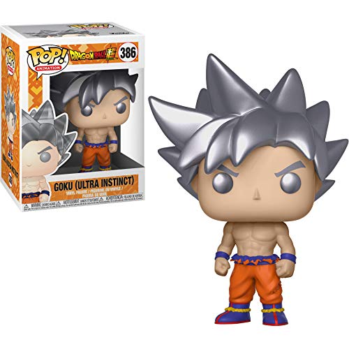 Funko Son Goku [Ultra Instinct]: Dragonball Super x POP! Animation Vinyl Figure & 1 PET Plastic Graphical Protector Bundle [#386 / 31633 - B]