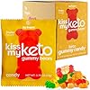 Kiss My Keto Gummies Candy – Low Carb Candy Gummy Bears, Keto Snack Pack – Healthy Candy Gummys – Sugar Free Gummy Bears, Keto Gummy Bear Candy – Keto Gummy Bears (12-pack)