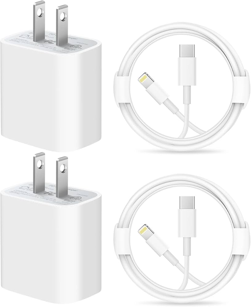 : iPhone Charger Super Fast Charging [Apple MFi Certified] iPad  Charger 20W PD USB C Wall Charger 2-Pack 6FT Fast Charging Cable Compatible  with iPhone14/14 Pro Max/13/13Pro/12/12 Pro/11/11Pro/XS,iPad : Cell Phones &