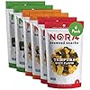 Crispy Seaweed Snacks by Nora | Asian Snacks | Taster's Variety Pack | Low-Sugar, Vegan, Non-GMO Verified | 6-Pack