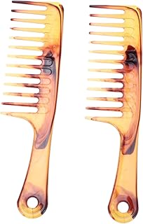 MERRYHAPY 2pcs Hair Comb Hair Cushion Comb Wide Tooth Comb Hair Oil Comb Teeth Hair Brush Hair Rake Comb Shaping Comb Hair...