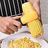 Good Grips Corn Peeler, Corn Stripper Knife, Kitchen Corn Cob Remover Serrated Vertical Blade Remover