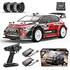 MJX Hyper GO 14303 1/14 Citroen C3 Fast RC Cars for Adults, Max 40mph Brushless RC Drift Car with Gyro, 4WD RTR High Speed RC Rally Car, 2 of 2000 mAh Drifting RC Remote Control Car for Adult