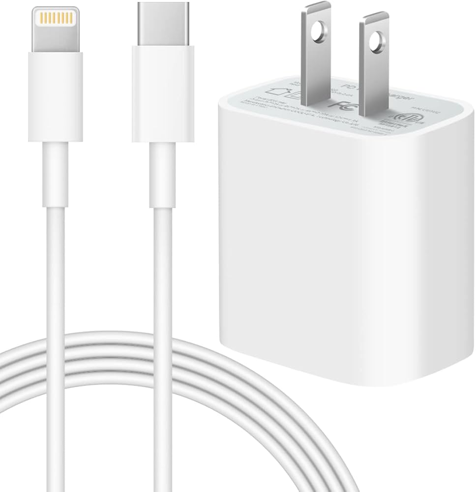 : iPhone 14 13 12 Fast Charger [Apple MFi Certified] 20W PD USB C  Wall Charger with 6FT Lightning Cable Compatible iPhone 14/14 Pro/14 Pro  Max/14 Plus/13/12/11/Pro/Pro Max/Mini/Xs Max/XR/X, iPad : Electronics