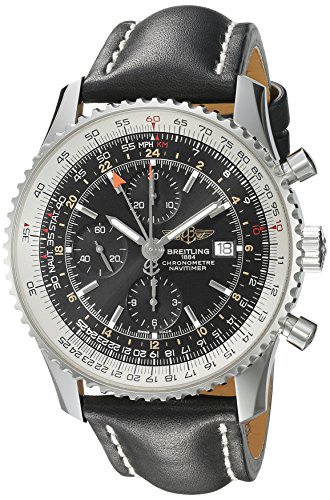 Breitling Men's A2432212/B726BKLT Black Dial Navitimer World Watch