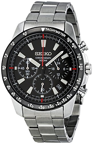 Seiko SSB031 Men's Chronograph Stainless Steel Case Watch