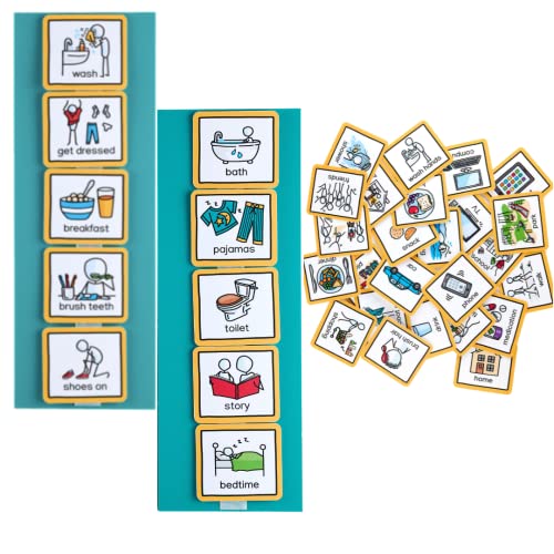 autism picture frame - Visual Schedule For Home Visual Wall Planner by Create Visual Aids for autism, adhd, aspergers, send, speech and language