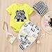 Younger star 3Pcs Newborn Baby Boys Clothes Letter Print Romper+ Casual Pants+Hat...