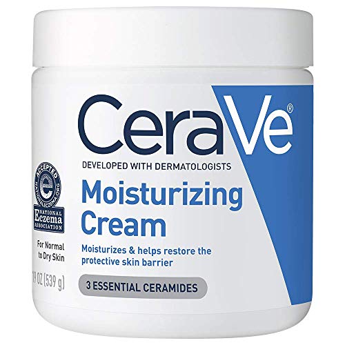 advanced super restoring cream - CeraVe Moisturizing Cream | Body and Face Moisturizer for Dry Skin | Body Cream with Hyaluronic Acid and Ceramides | Normal | Fragrance Free | 19 Oz | Packages May Vary