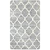 Lahome Moroccan Bedroom Rug - 3’x5’Area Throw Washable Rugs Small Non-Slip Accent Distressed Floor Carpet for Door Mat Entryway Living Room Kitchen Laundry Decor (3’ X 5’, Gray)