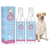 Dog Perfume Dog Cologne Spray Deodorizer Long Lasting Pet Deodorizing Fragrance Spray for Dogs and Cat Odor Body on Smell Good Puppy Freshener Baby Powder Dog Grooming Conditioner Spray After Bath