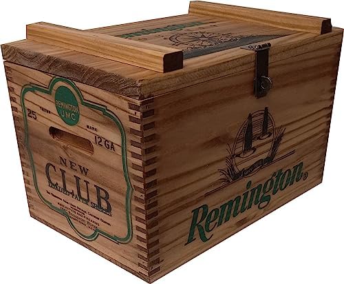 REMINGTON WOODEN AMMO BOX