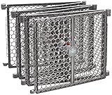 Regalo Plastic 192-Inch Super Wide Adjustable Baby Gate and Play Yard, 2-In-1, Bonus Kit, Includes 4 Pack of Wall Mounts-4 Count (Pack of 1)