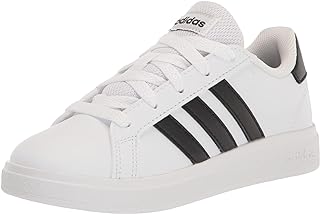 adidas Unisex-Child Grand Court 2.0 Elastic (Little Big Kid) Sneaker