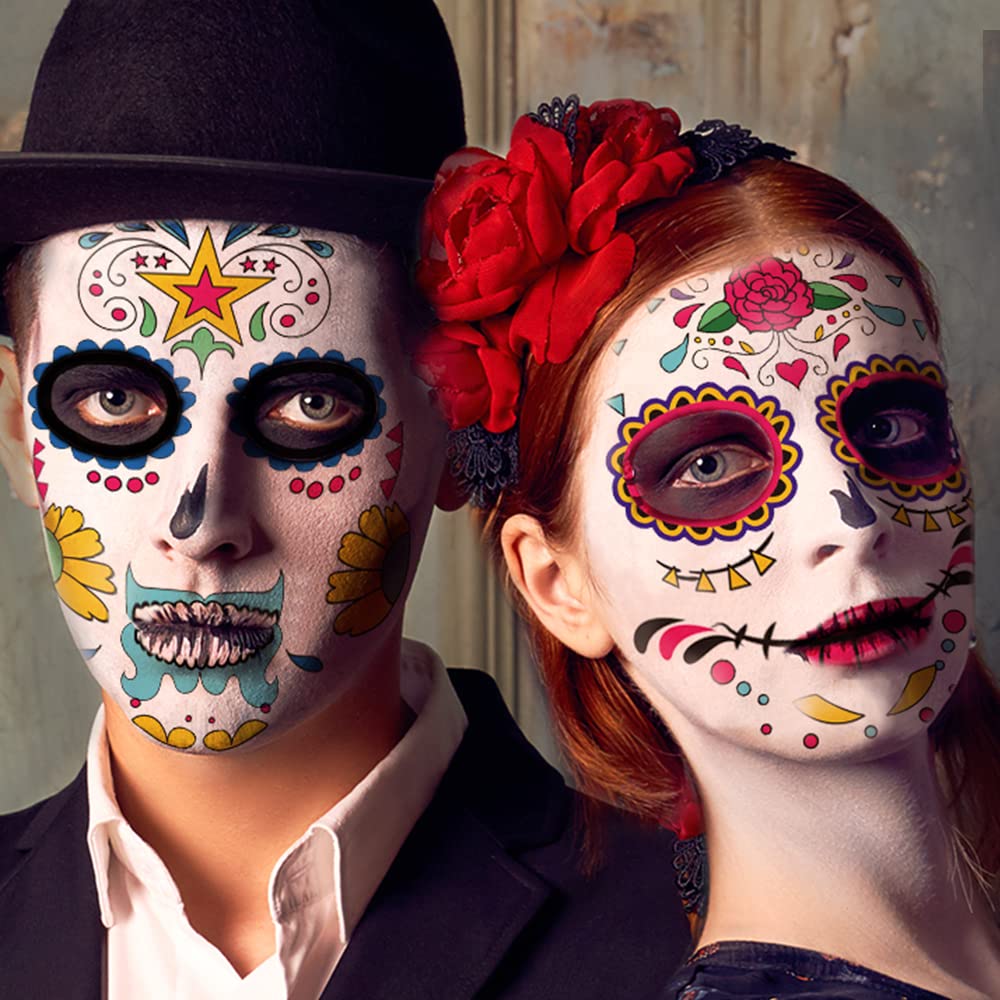 Dia De Los Muertos Face Painting Examples