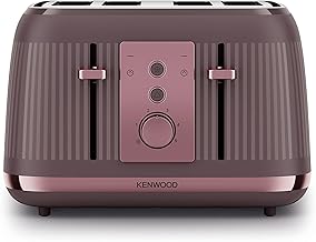 Kenwood Dusk Toaster, 4 Slot Toaster, Reheat, 5 Browning Settings, Defrost And Cancel Functions, Pull Crumb Tray, TFP30.00...