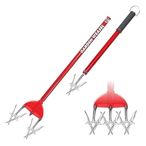 Garden Weasel Rotary Cultivator & Hand Tiller - 2-in-1 |