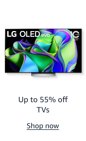 Up to 55% off TVs