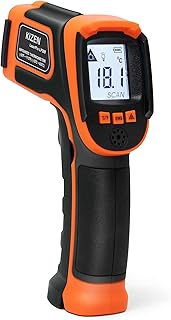 KIZEN Infrared Thermometer Gun (LaserPro LP300) - Handheld Surface Thermometer for Griddle, Grill, Oven, Pizza Oven, Vehic...