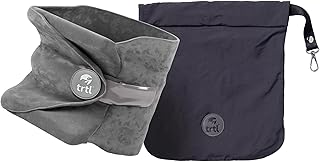 trtl Travel and Airplane Pillow - Real Sleeping Experience on Long Flights - Neck and Shoulder Support - Super-Soft, Light...