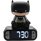 Lexibook - Batman Digital Alarm Clock for Kids with Night Light Snooze, Childrens Clock, Luminous Batman, Black Colour - RL800BAT