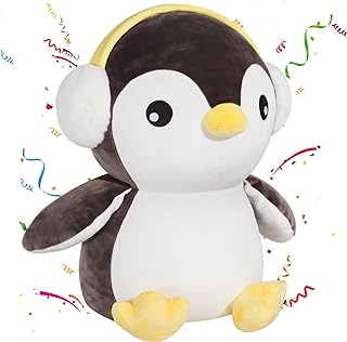 MMguai 16" Cute Big Penguin Plush Soft Body Pillow Plushies, Large Penguin Stuffed Animals Toy Room Decor, Gift for Girls ...