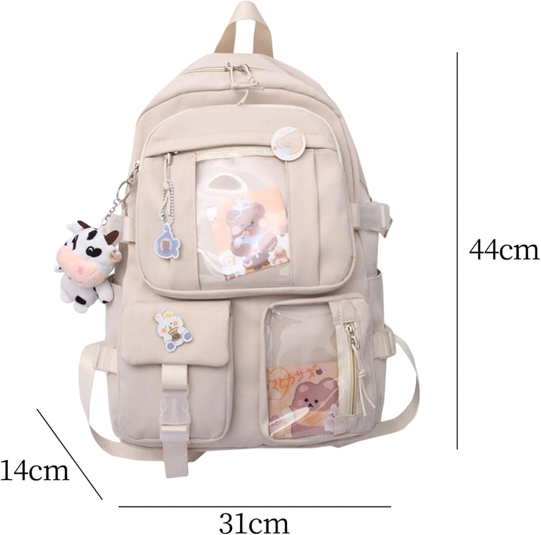 Buy Genshin Impact Ganyu Cosplay Backpack Anime Backpacks for Teens Adult  16 INCH With Cute Doll of Duck Online at desertcartINDIA