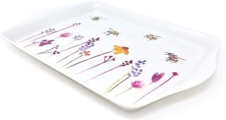 The Leonardo Collection Elegant Busy Bees Serving Trays for Food Serving | Durable & Versatile Serving Tray for Casual Gat...