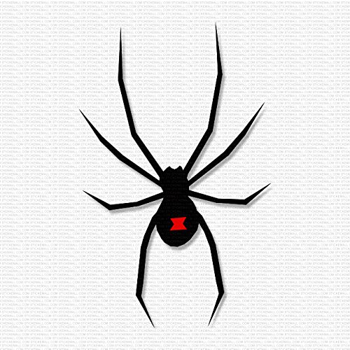 black widow window decal - Stick'emAll Black Widow Car Window Motorcycle Decal