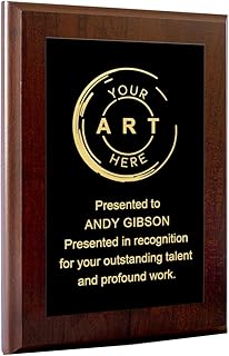 Personalized Engraved Plaques and Awards. Great for Retirement, Thank You, Military Recognition, Special Achievements, Mem...