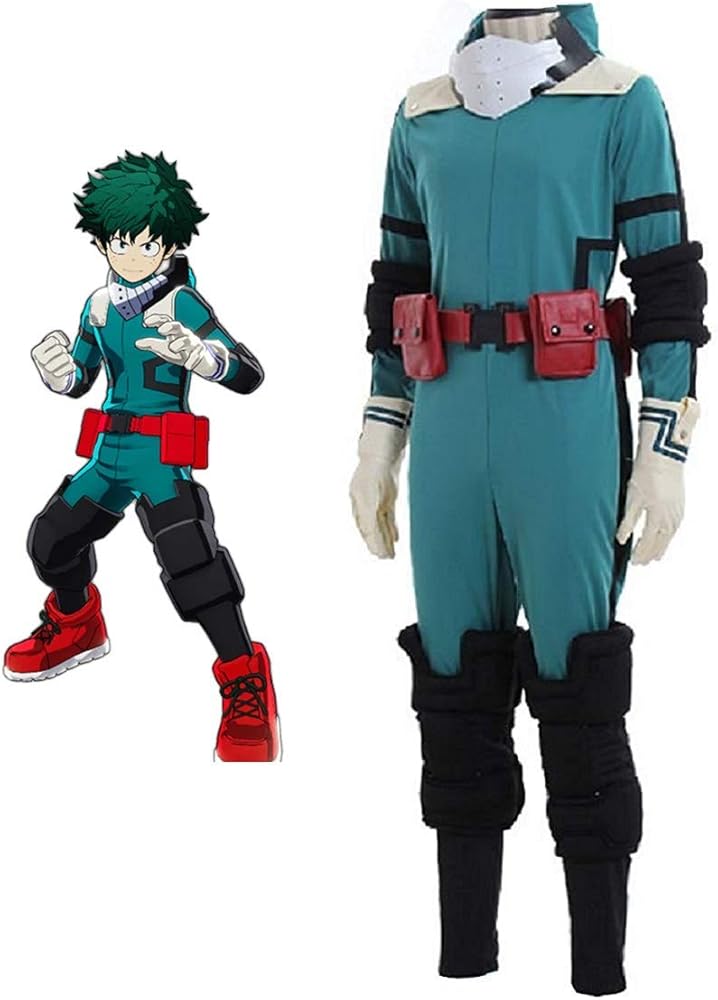 Deku Cosplay Deku Costume Deku Hero Costume Deku Halloween Costume ...