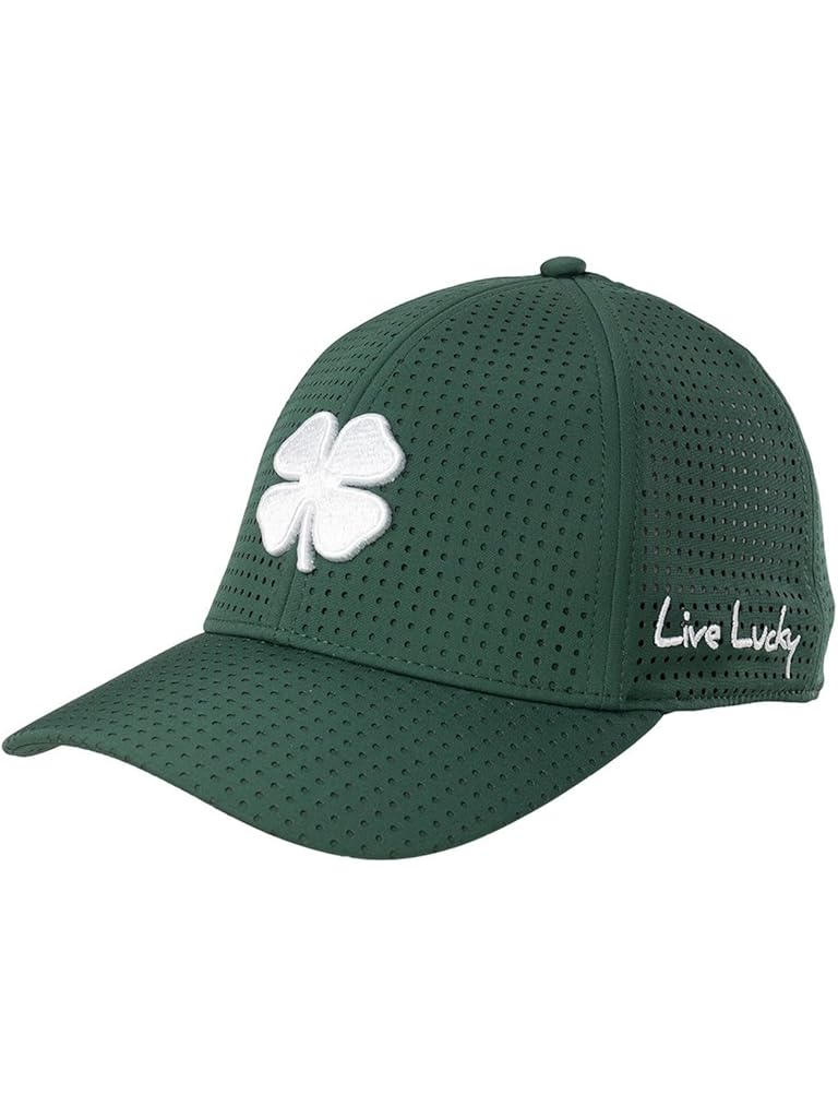 Green Black Clover Perf 10 Hat