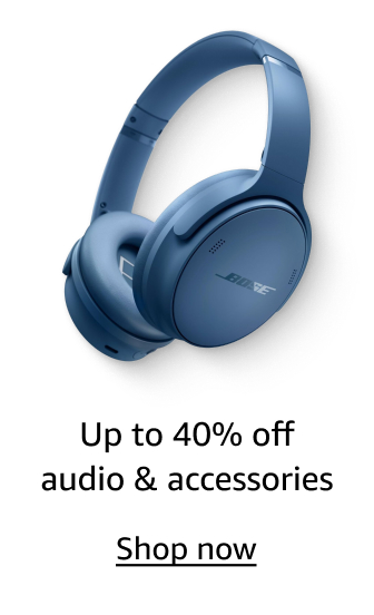 Up to 40% off audio & accessories