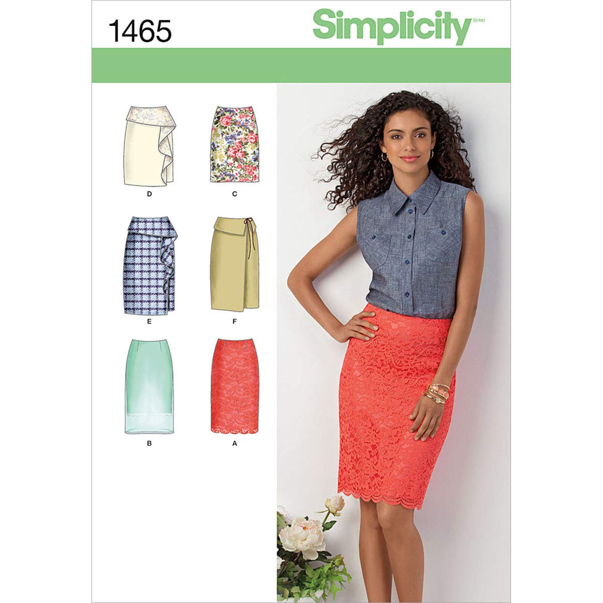 Pencil skirt sewing pattern