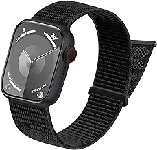 DGege Sport Loop Band Compatible with Apple Watch Bands for Men 44mm 46mm 45mm 49mm 42mm 38mm 40mm 41mm Women,Stretch Adju...