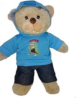 8" / 20cm Cute Dinosaur Hoodie and Jeans Outfit Teddy Bear Outfit / Teddy Clothes - BEAR NOT INCLUDED