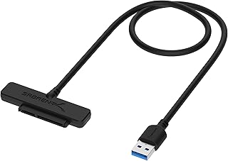 SABRENT Câble Adaptateur USB 3.2 vers SATA pour Disque Dur et SSD 2,5, SSD/HDD Convertisseur, SATA I/II/III Hard Drive Ada...