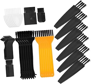 HAPINARY Barber Clier Cleaner 48Pcs Razor Brush Set Hair Clier Brush for Cleaning Multipurpose Brush for Keyboard Car Dash...