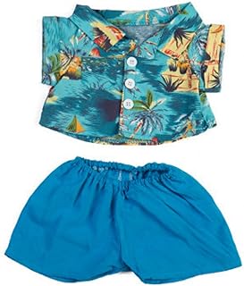 10 inch Teddy Bear Clothes - Hawaii Outfit