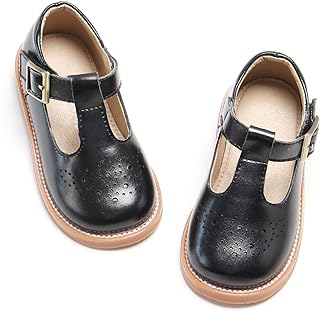 Kiderence Toddler Little Girls Mary Jane Dress Shoes School Oxford for Girls Flats