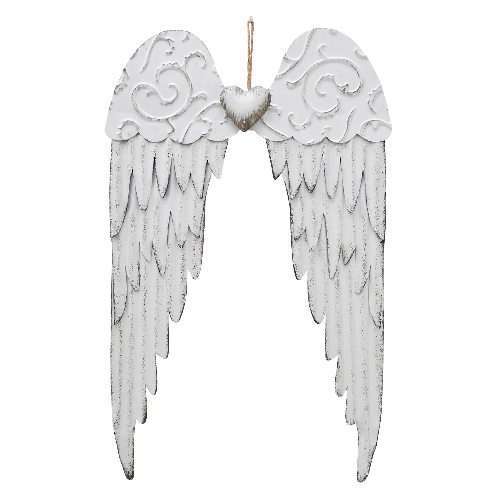 Buy Waroom Home Metal Angel Wings Wall Decor Hanging Wall Art Sculpture ...